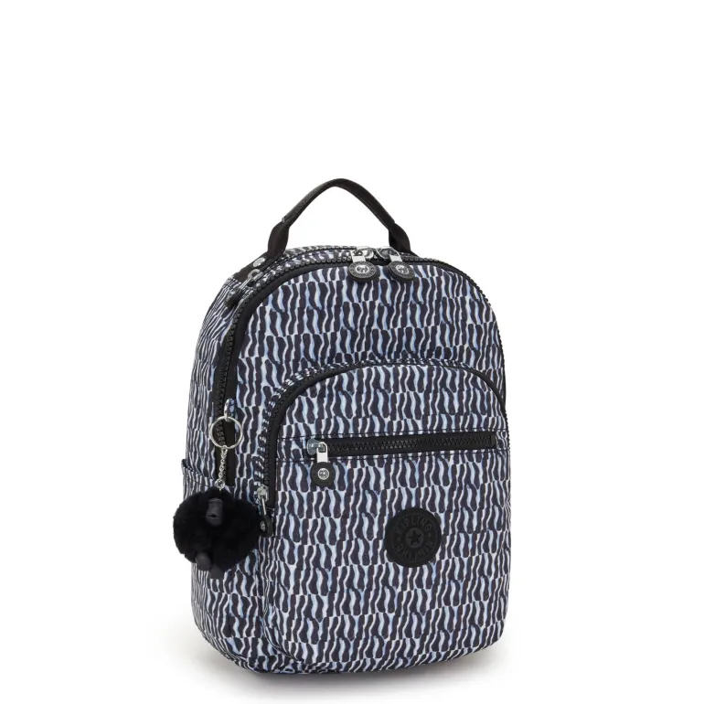 Kipling Seoul Small Tablet Backpack Holiday Waves | Altman Luggage