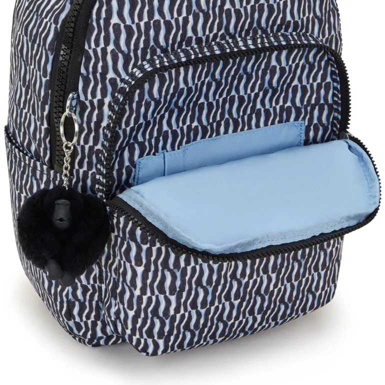 Kipling Seoul Small Tablet Backpack Holiday Waves | Altman Luggage