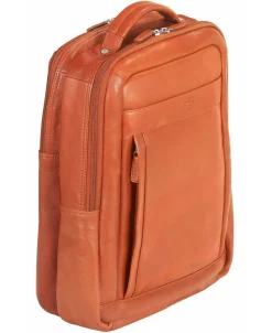Mancini Leather Backpack for 15.6" Laptop / Tablet, 12" x 5.25" x 15",