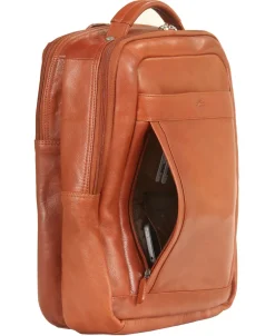 Mancini Leather Backpack for 15.6