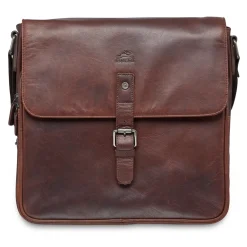 Mancini Leather Crossover Bag for 12" Laptop / Tablet with RFID Secure