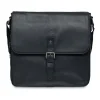 Mancini Leather Crossover Bag for 12" Laptop / Tablet with RFID Secure