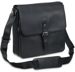 Mancini Leather Crossover Bag for 12" Laptop / Tablet with RFID Secure