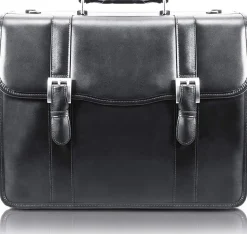 McKlein USA Flournoy 15" Leather Double Compartment Laptop Briefcase