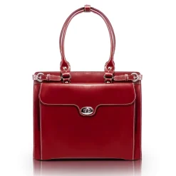 McKlein Winnetka 15.4" Leather Ladies' Laptop Briefcase w/Removable Sl