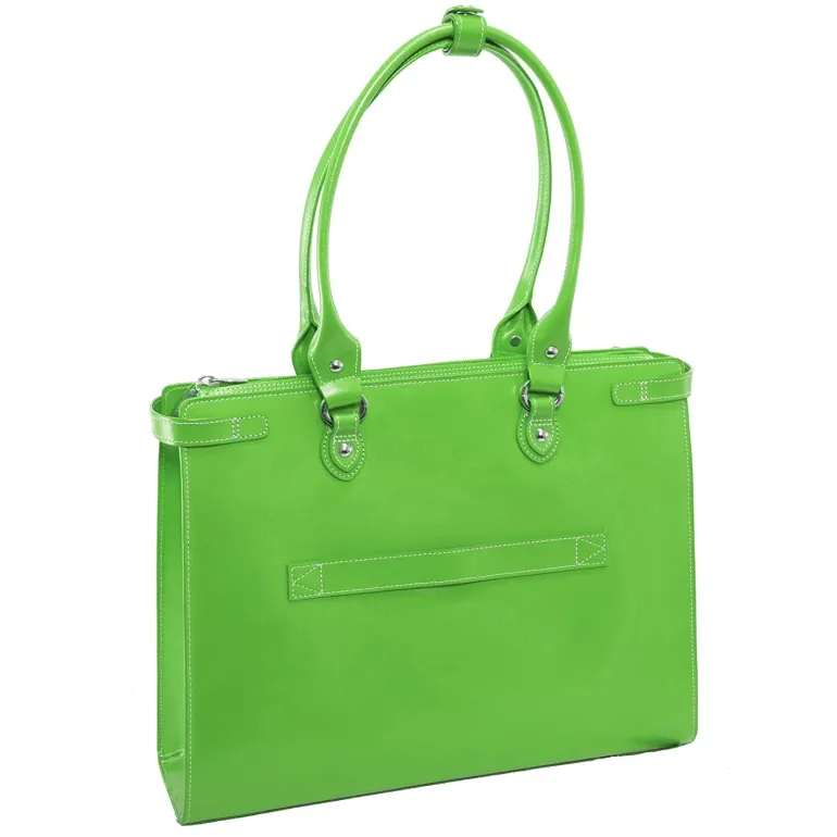 McKlein Winnetka 15.4" Leather Ladies' Laptop Briefcase w/Removable Sl