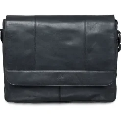 Messenger bag for 15'' Laptop / Tablet, 16.25" x 3.25" x 12", Black