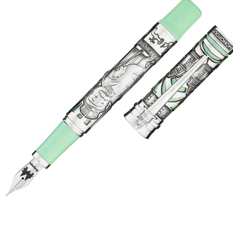 Montegrappa Monopoly Limited Edition Fountain Pen Green | Altman Lugg