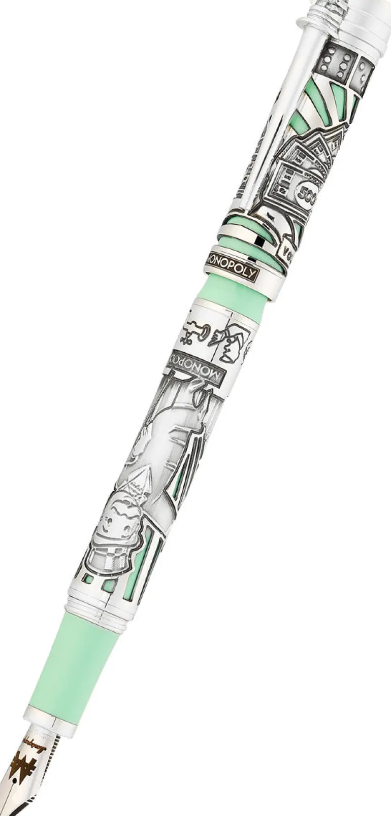 Montegrappa Monopoly Limited Edition Fountain Pen Green | Altman Lugg