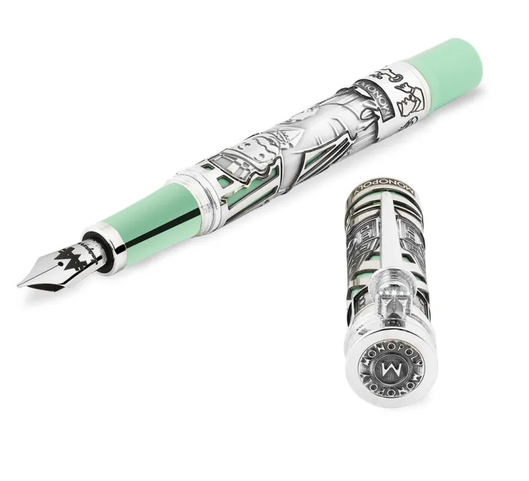 Montegrappa Monopoly Limited Edition Fountain Pen Green | Altman Lugg