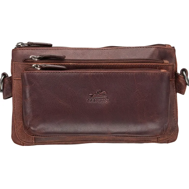 Multi Function Waist Bag, 9.5" x 2" x 5.5", Brown