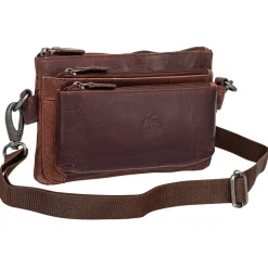 Multi Function Waist Bag, 9.5" x 2" x 5.5", Brown