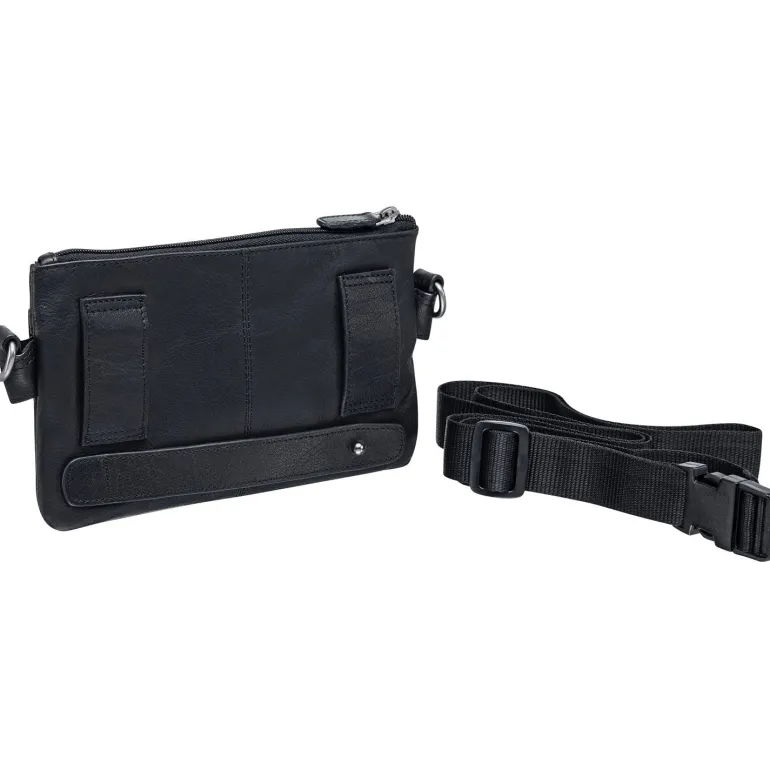 Multi Function Waist Bag, 9.5" x 2" x 5.5", Black