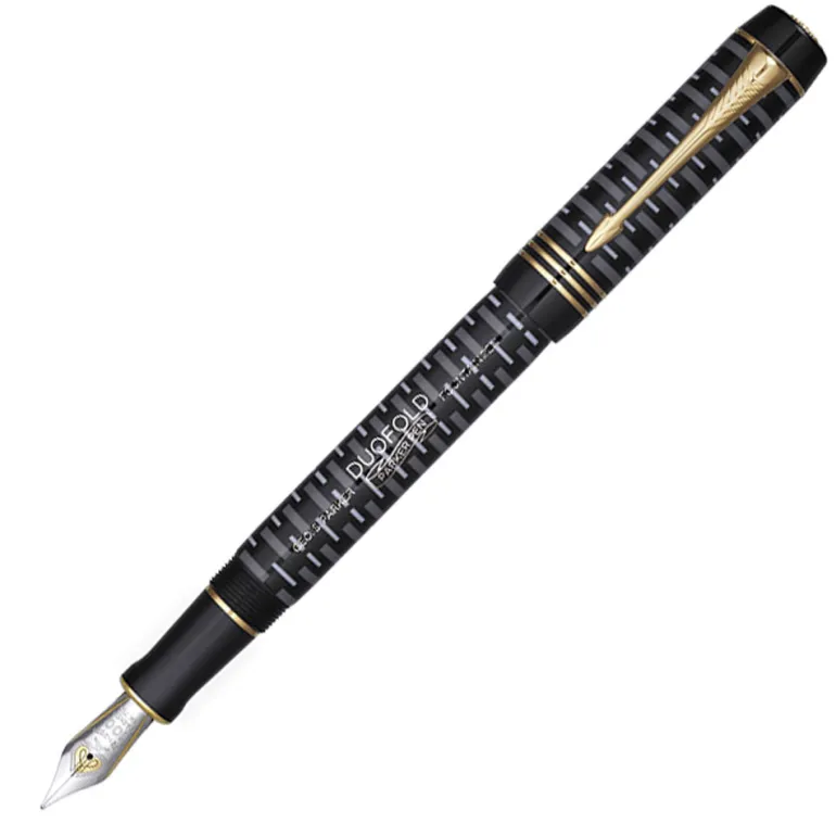 Parker Duofold 100 LE Anniversary Centennial Limited Fountain Pen Black GT