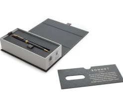 Parker Sonnet Black Lacquer GT Ballpoint Pen Sale | Altman Luggage