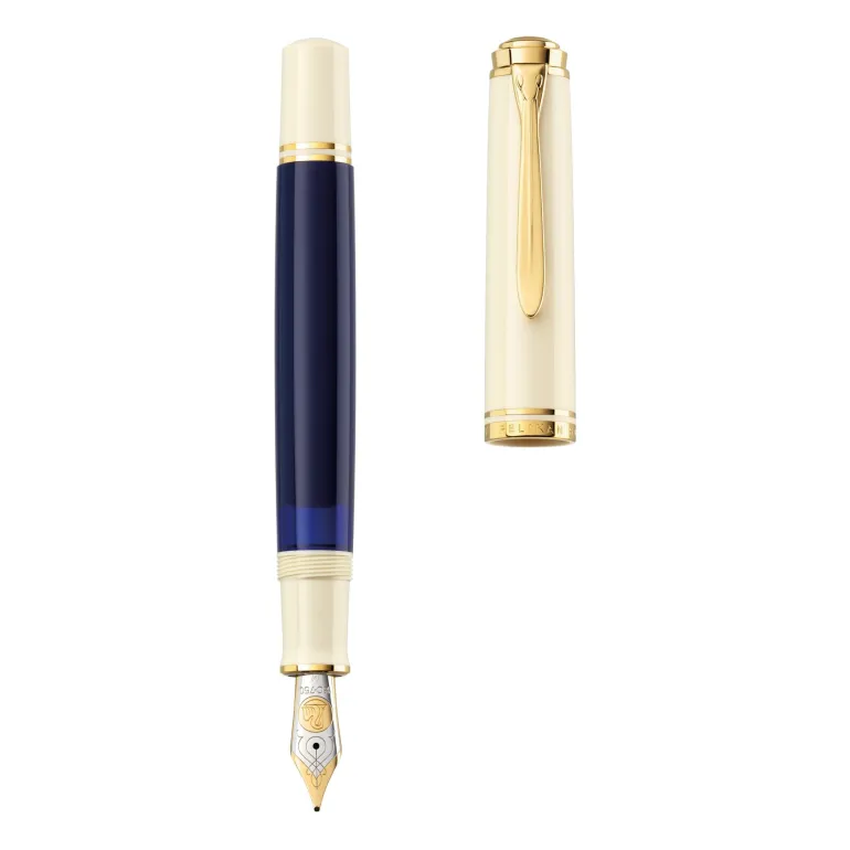 Pelikan Souveran 800 Special Edition Fountain Pen Cream Blue