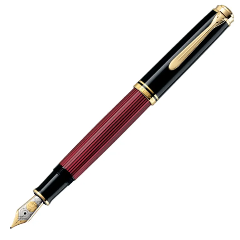 Pelikan Souveran M800 Black and Red Fountain Pen | Altman Luggage