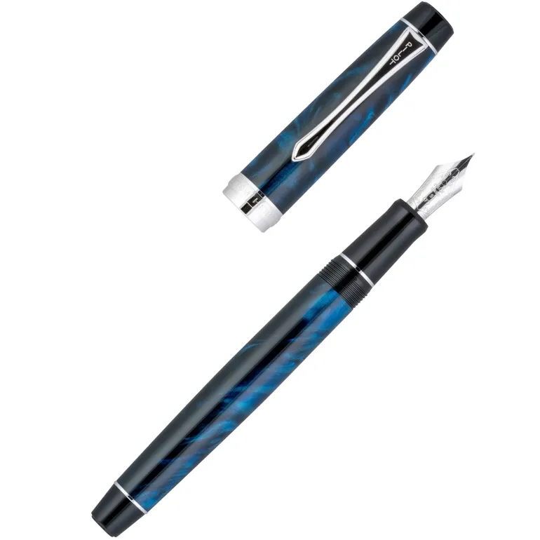 Pilot Custom Heritage SE Fountain Pen Marble Blue | Altman Luggage