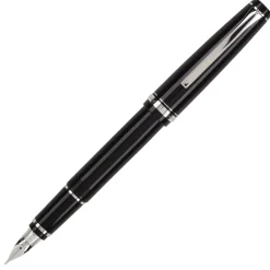 Pilot Falcon Fountain Pen Black Rhodium | Altman Luggage