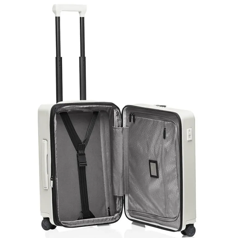 Porsche Design Roadster Hard Carry on Spinner Expandable White