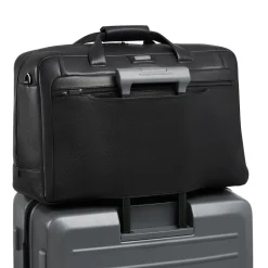 Porsche Design Roadster Leather Weekender Black | Altman Luggage