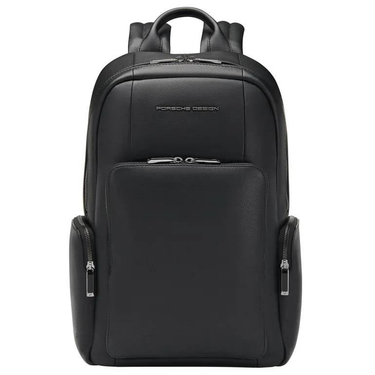 Porsche Design Roadster Leather Backpack Small Black | Altman Luggage