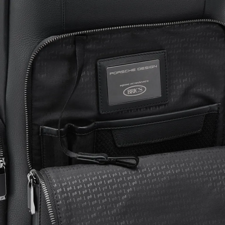 Porsche Design Roadster Leather Backpack Small Black | Altman Luggage