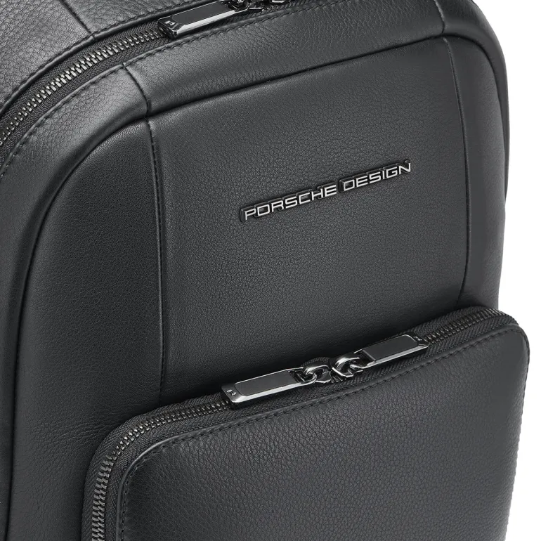 Porsche Design Roadster Leather Backpack Small Black | Altman Luggage