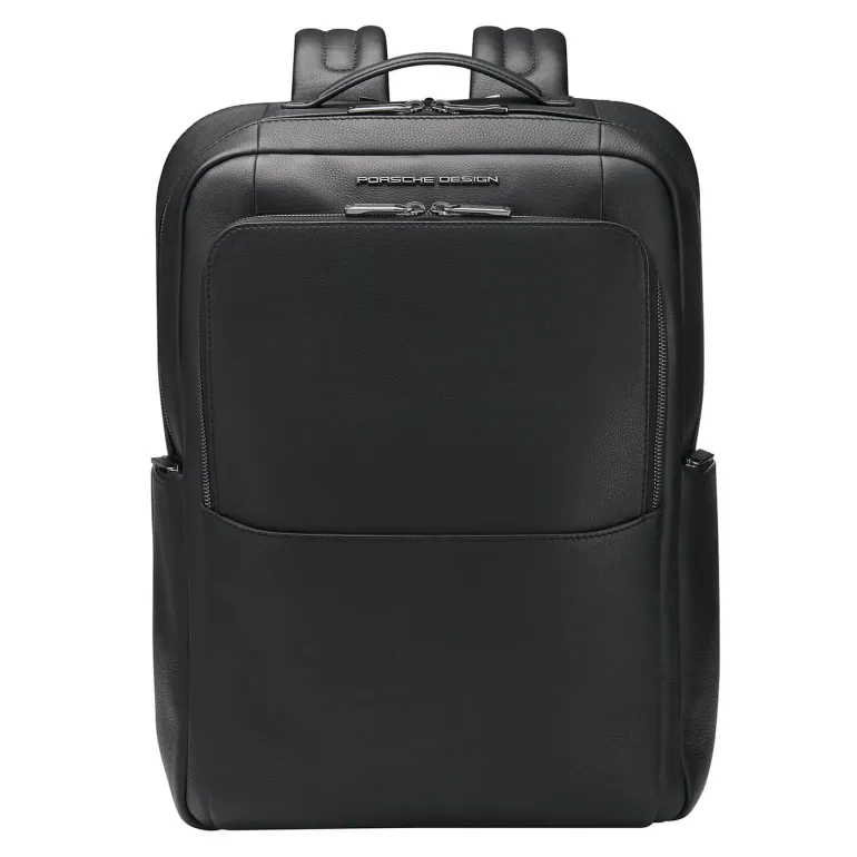 Porsche Design Roadster Leather Backpack Large Black | Altman Luggage