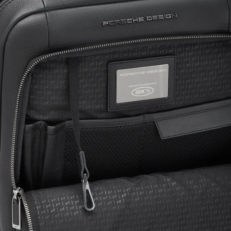 Porsche Design Roadster Leather Backpack Large Black | Altman Luggage