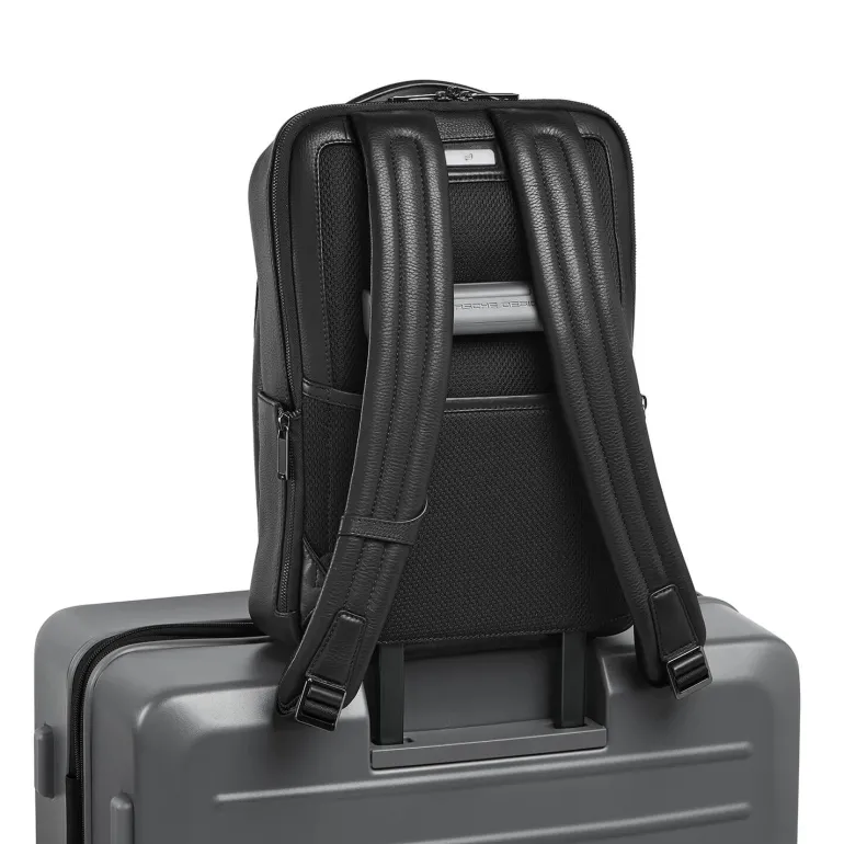 Porsche Design Roadster Leather Backpack XS Black | Altman Luggage