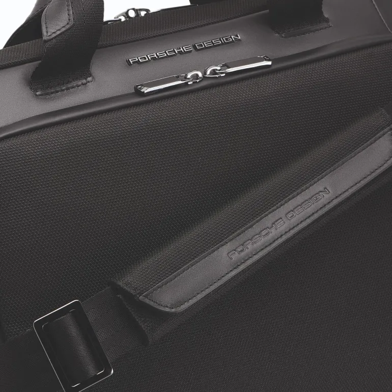 Porsche Design Roadster Nylon Briefcase M Black | Altman Luggage