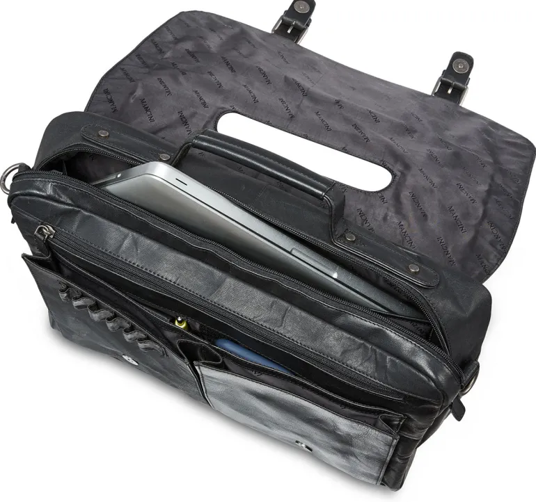 Porthole Briefcase for 15.6" Laptop / Tablet with RFID Secure Pocket,