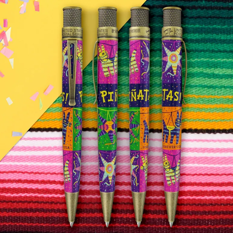 Retro 51 Officially Licensed USPS Pinatas Stamps Rollerball
