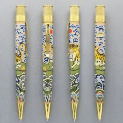 Retro 1951 The MET Chinese Tiger Rank Badge Rollerball | ALtman Luggage