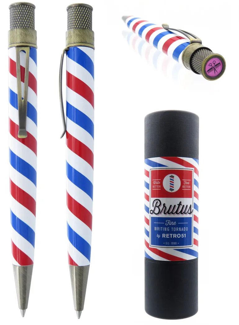Retro 51 Tornado Vintage Metalsmith Brutus Barber Pen | Altman Luggage