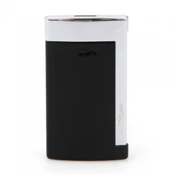 S. T. Dupont SLIM 7 Black And Chrome Finish Lighter | Altman Luggage