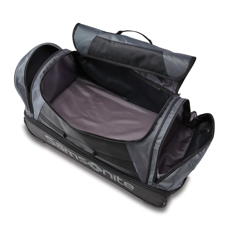 Samsonite Andante 2 32 Drop Bottom Wheeled Duffle River Rock Black