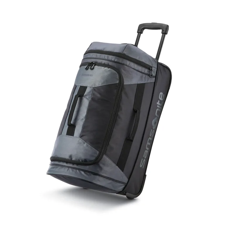 Samsonite Andante 2 28 Drop Bottom Wheeled Duffle Riverrock Black