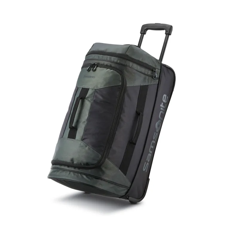 Samsonite Andante 2 28 Drop Bottom Wheeled Duffle Riverrock Black