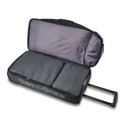 Samsonite Andante 2 28 Drop Bottom Wheeled Duffle Riverrock Black