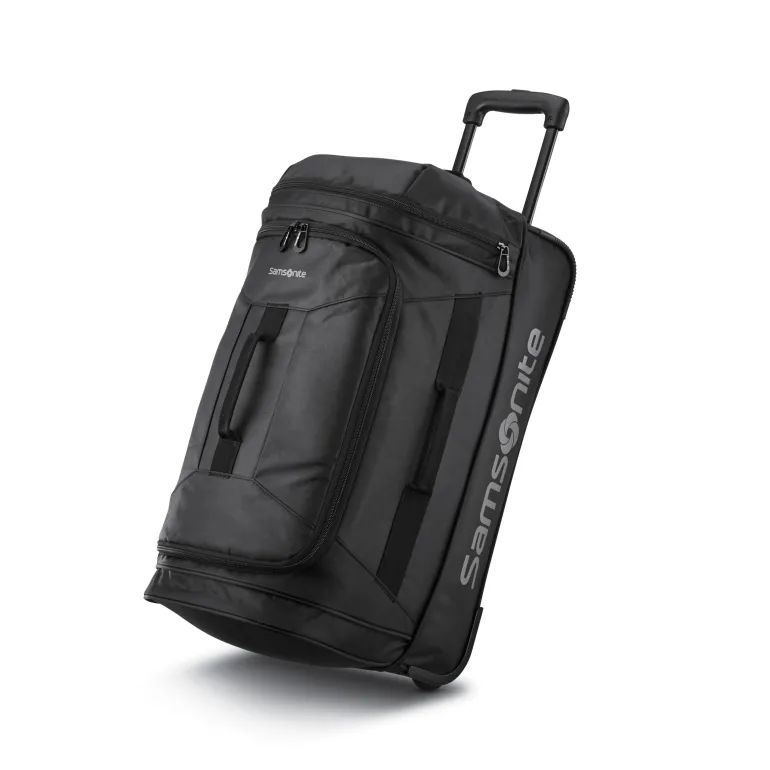 Samsonite Andante 2 22 Wheeled Duffel Black | Altman Luggage New York