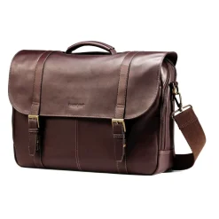 Samsonite Colombian Leather Flapover Case Double Gusset