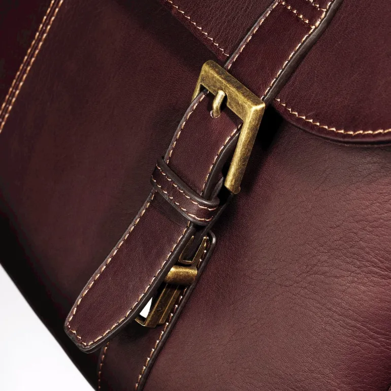 Samsonite Colombian Leather Flapover Case Double Gusset