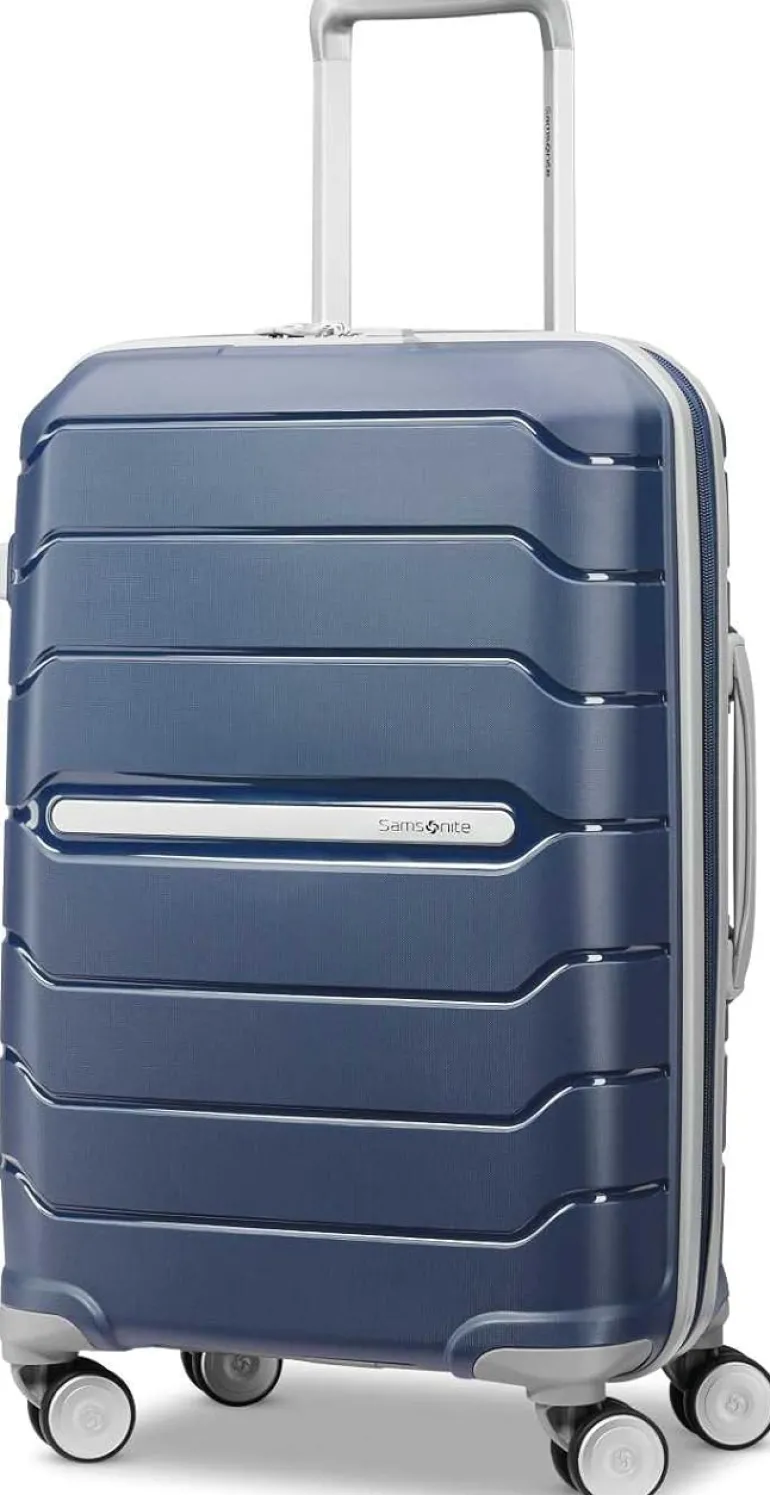 Samsonite Freeform 3 Piece Set 21|24|28 Inch Expandable Spinners (Navy