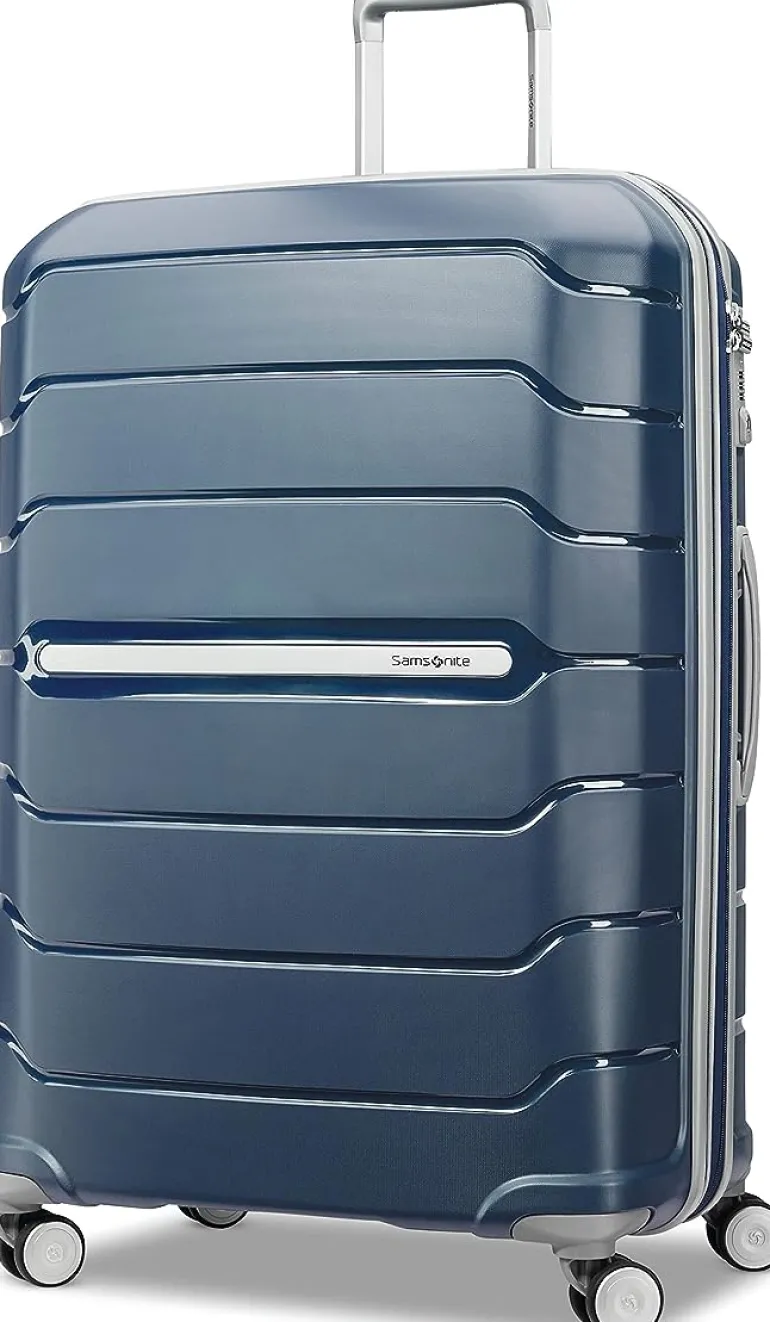 Samsonite Freeform 3 Piece Set 21|24|28 Inch Expandable Spinners (Navy