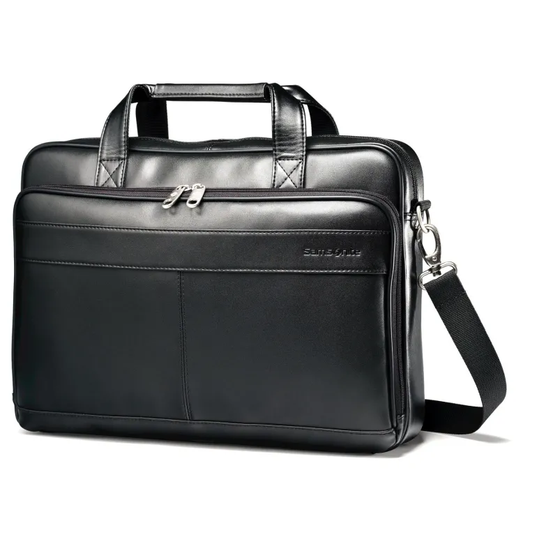 Samsonite Leather Business Slim Brief