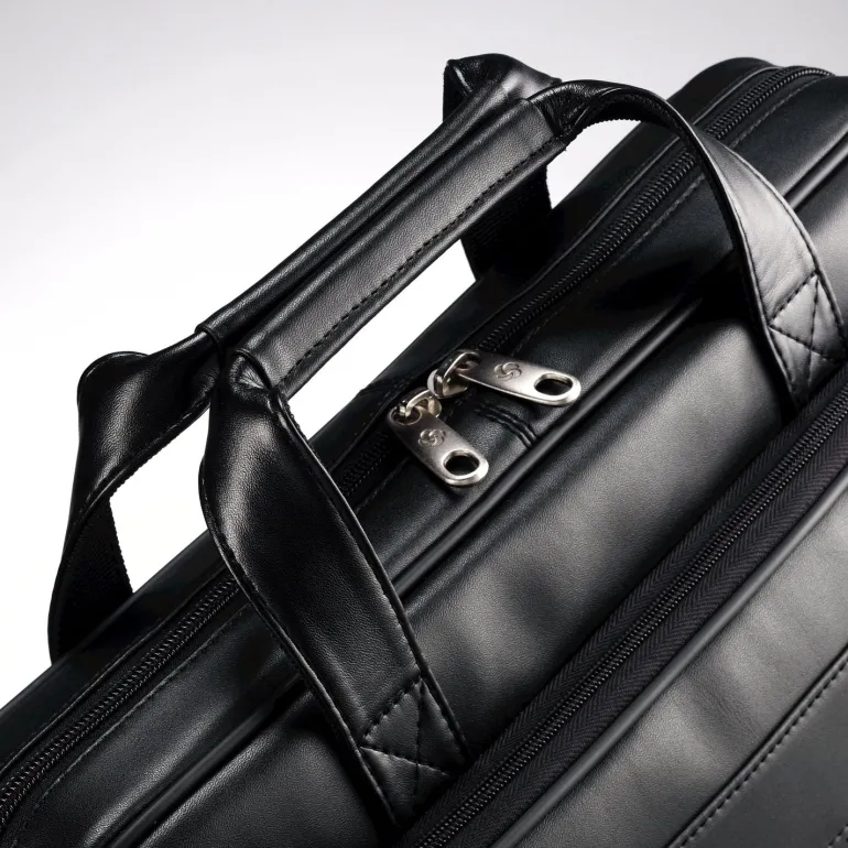 Samsonite Leather Business Slim Brief