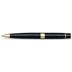 Sheaffer 300 9325 Glossy Black Ballpoint Pen With Gold-tone Trim