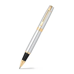 Sheaffer 300 Chrome with Gold Trims Rollerball Pen | Altman Luggage